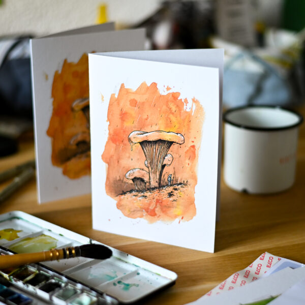 Carte de voeux – « Matin pluvieux »